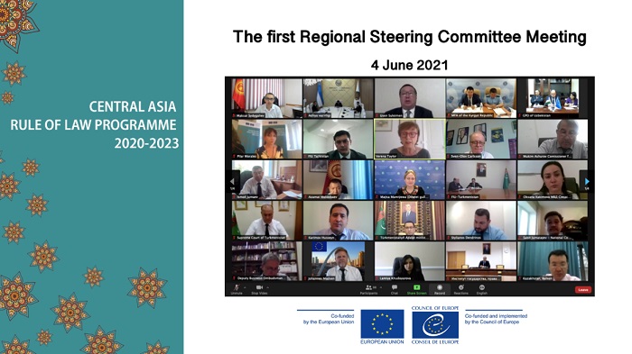 First Meeting of the Regional Steering Committee of the rule of law in Central Asia