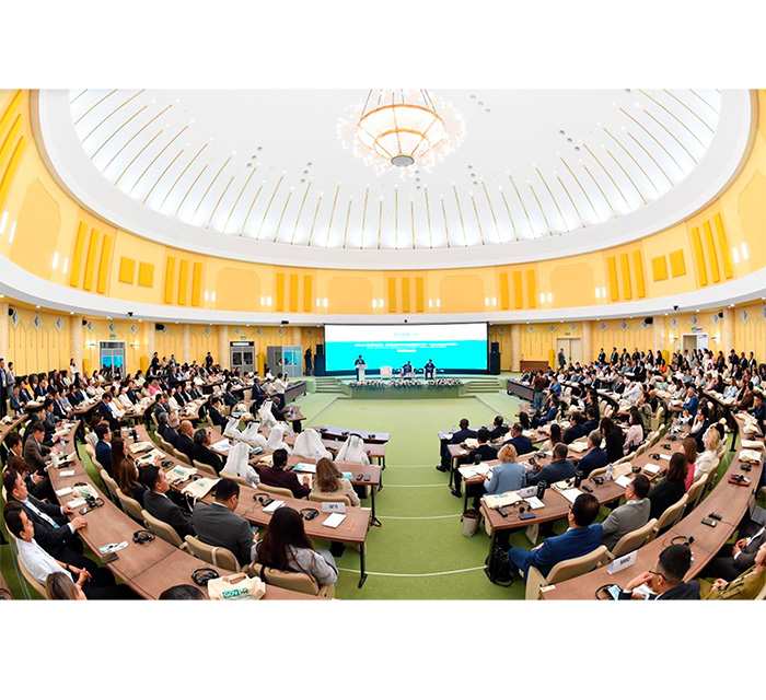 Türkmenistanyň Prezidentiniň ýanyndaky Döwlet gullugy akademiýasynyň wekiliýeti Astanada geçirilen halkara «GovHR Forum-2026» maslahatyna  gatnaşdylar